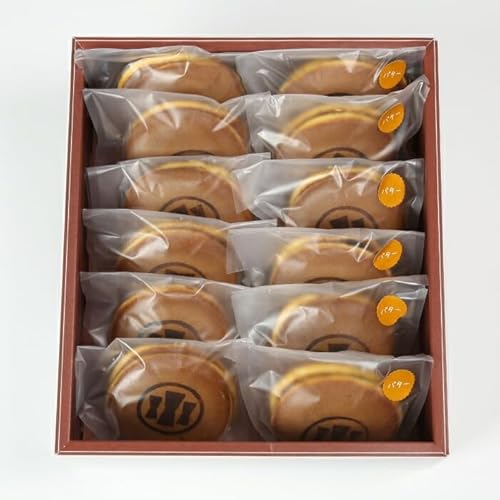 どら焼き・バターどら焼き 各6個 計12個セット[和菓子 木付や]
