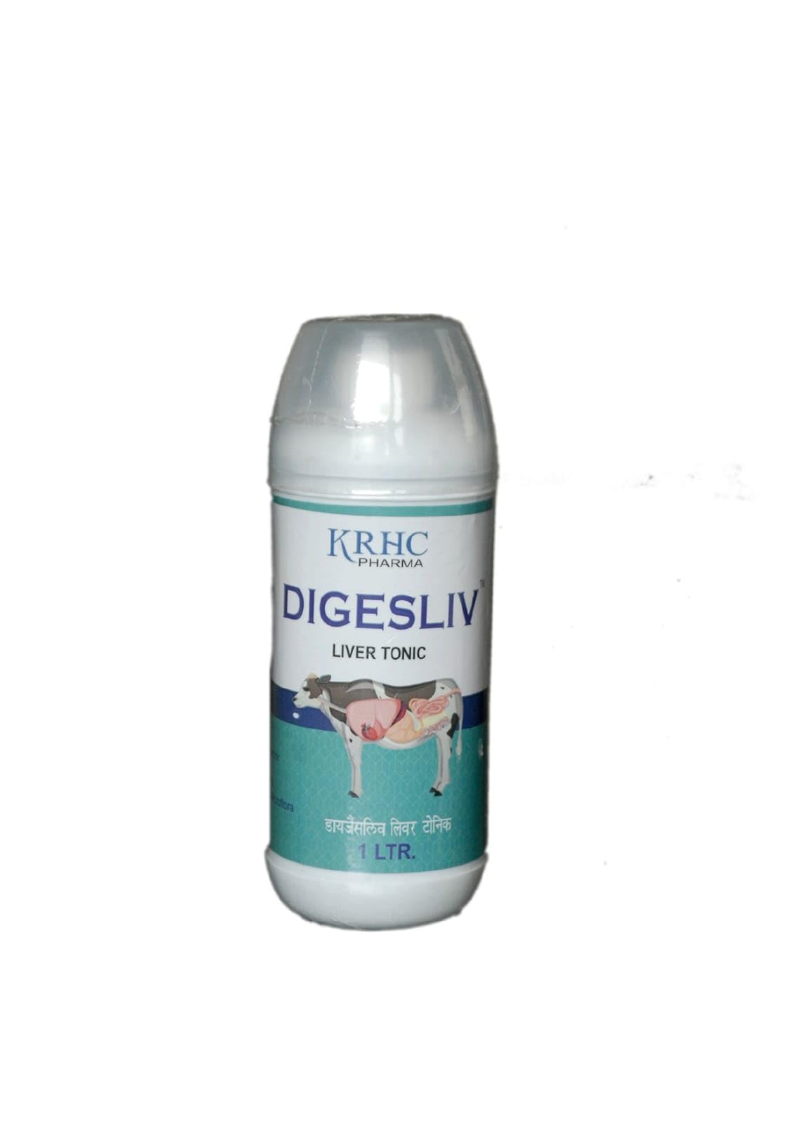 Liver & Digestive Tonic for Poultry,Birds, Cow, Buffalo,Horse & All Farm Animals (1 L)