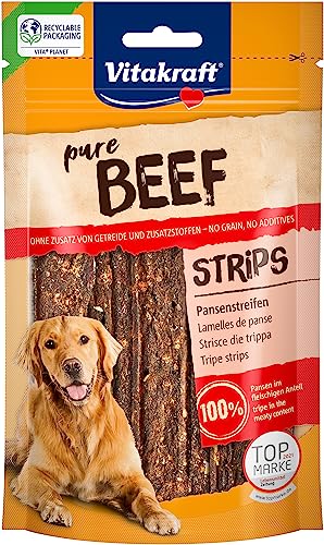 Produktbild von Vitakraft Pure Beef Strips Pansenstreifen vom Rind - 80 g