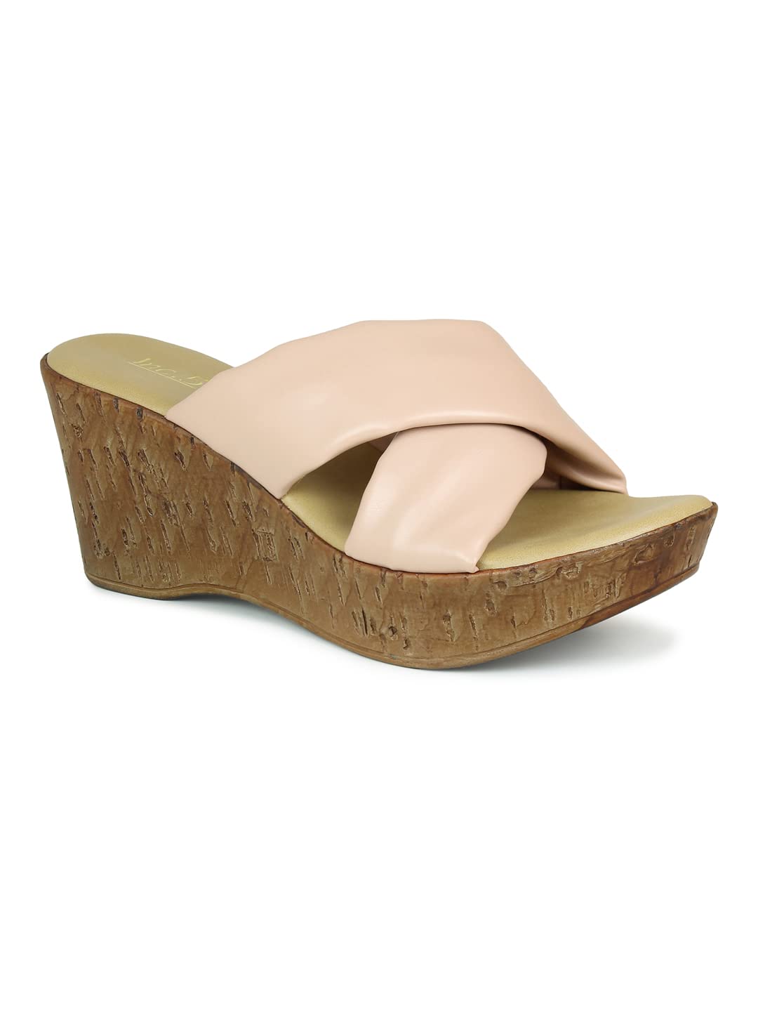 Inc.5 Women Peach Solid Wedge Sandals (B0BM4N1QDL) Amazon Price History, Amazon Price Tracker