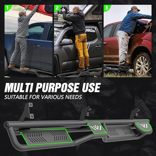 Estribos laterales para Ford Ranger Supercrew 2019-2025 miniatura 3