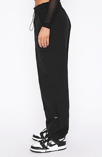 Miniatura 2 de DISCIPBUSH - Pantalones cargo holgados para mujer, pantalones parachute para mujer, pantalones rave, pantalones Y2K, atuendos de festival para mujer