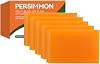 Kaki Soap, Natural Presimmon Soap, Kaki Soap from Removing Body Odour, Moisturising, Brightening Bath Soap, Deep Cleansing for Face and Body, Exfoliation, Smoothing, for Men and Women (5 Pieces)
