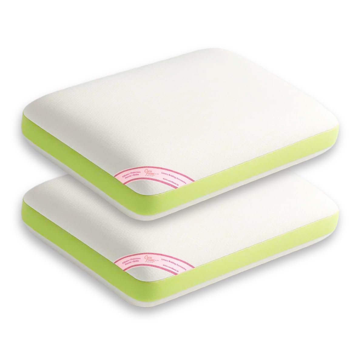 Latex Bamboo Pillow – 25x15x5 Inches | Breathable & Supportive | Multi-Position Comfort | Machine Washable Removable | Zip Cover | Bamboo Viscose Fabric | Light Green Colour (2, Light Green)-image-11