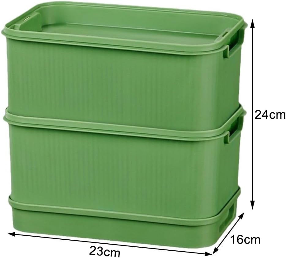 Seed Sprouter Kit, 2 Tier Seed Sprouting Tray, Hydroponic Propagator Mini Plant Grow Trays, Soil Free Germination Tray for Growing Bean Sprouts, Wheat Grass