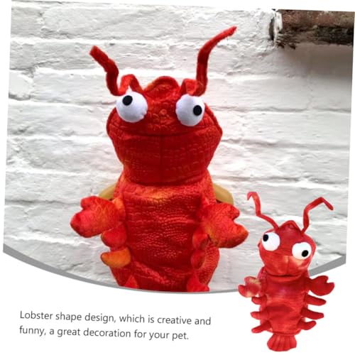 Disfraz para perro de langosta XL rojo miniatura 7