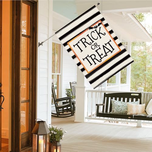 Drapeau de maison double face Halloween grand format pour cour - 5