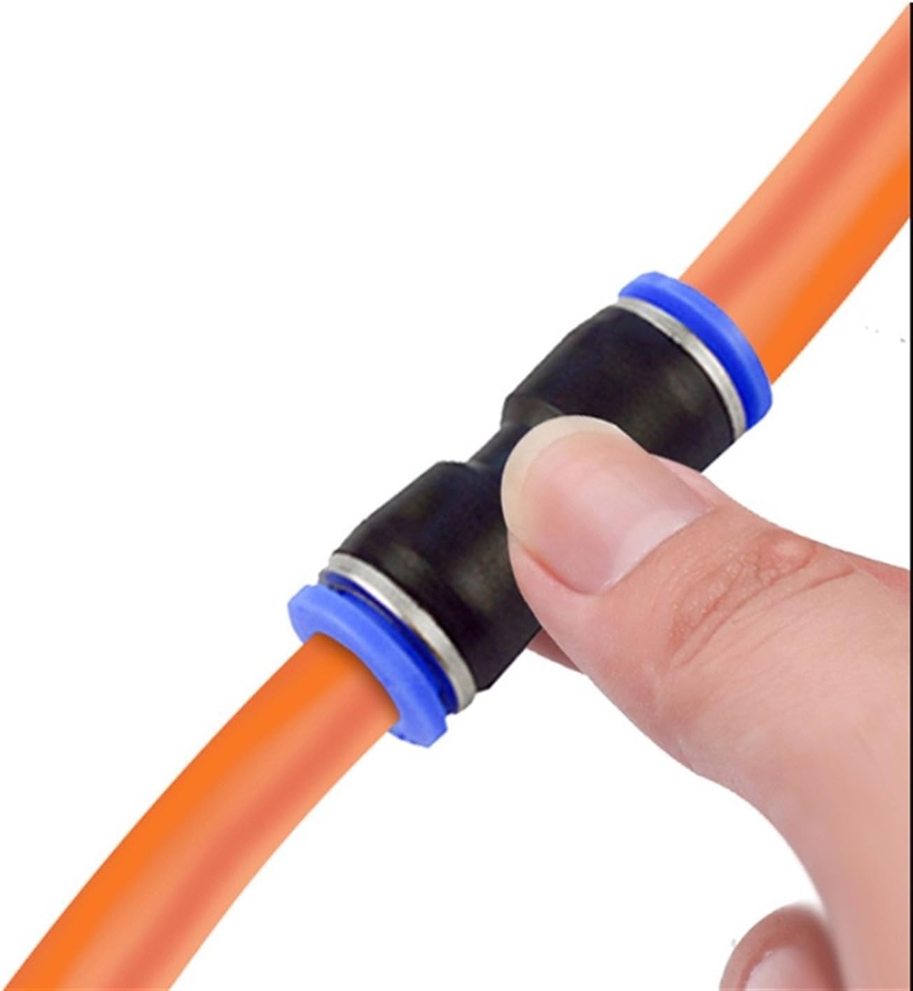 40PCS/Pack 6/8/10/12MM Pneumatic Fittings Straight Type Plastic Connector For Connect Air Hose PU Pipe And Water Hose Gas