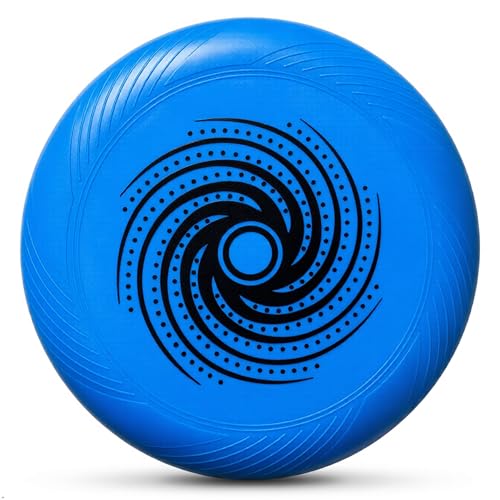 Image of A2Z 10 Inch Flying Disc Frisbee Lightweight Outdoor Throwing Toy for Kids and Adults - Flying Disc 263105 Blue