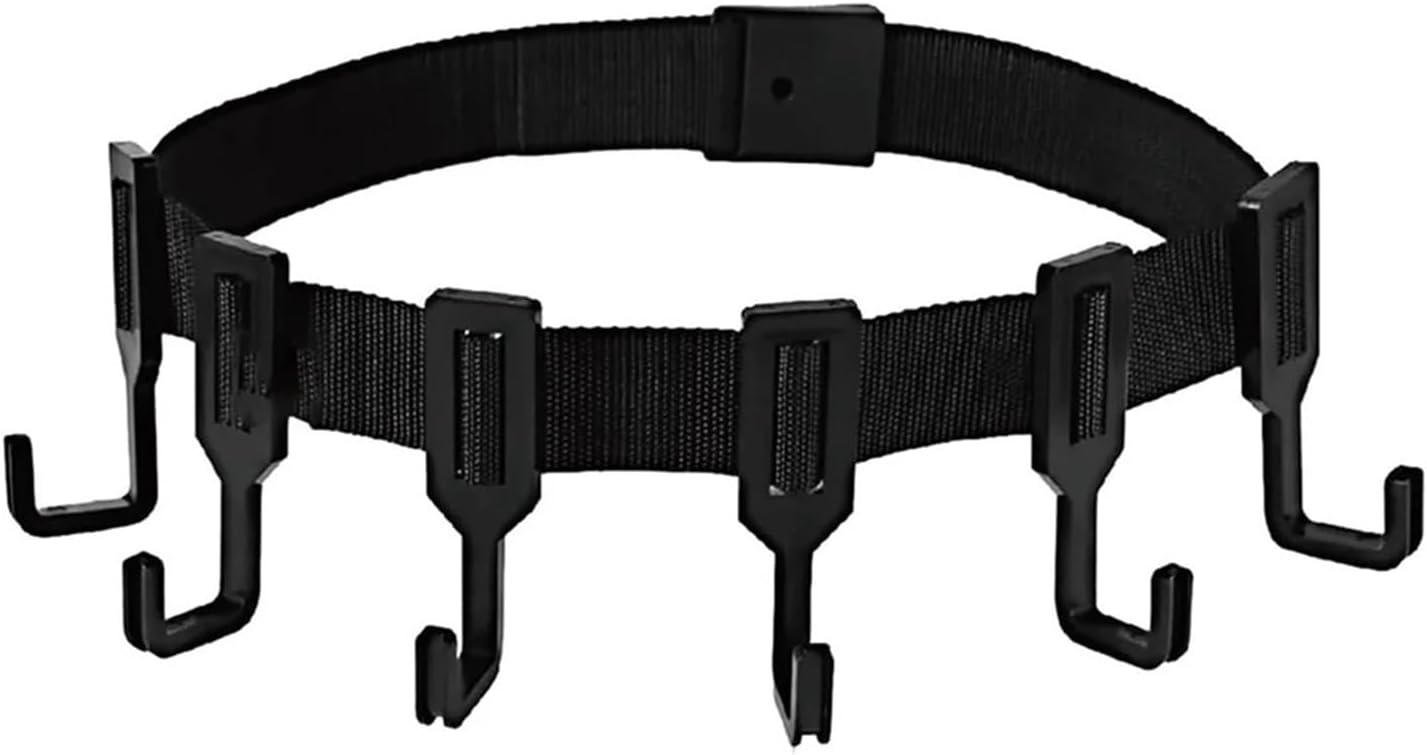 Tree Stand Gear Hanger 3-Set Gear Hanger – Thick Strap Multi-Hook Accessory Holder for Outdoor Bow Storage