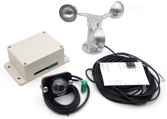 Double Axis Sun Tracking Controller Solar Tracker Sun Tracking System Automatically Manual Switch Vertical Towards Sun with Wind Speed Sensor (Double Axis)