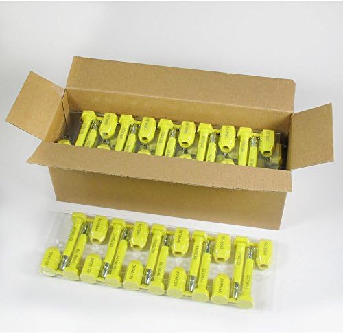 Bolt Seal for Cargo Containers and Truck Trailers, Case of 50, Yellow