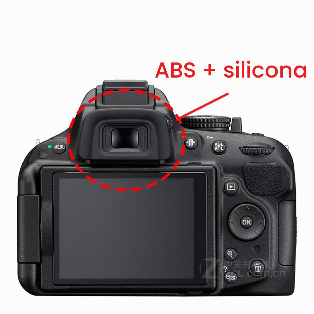 Set Di 3 Oculari In Gomma DK20 Per Nikon – Compatibili Con D50, D60, D70, D300, D3100, D5200, D5300, D5500