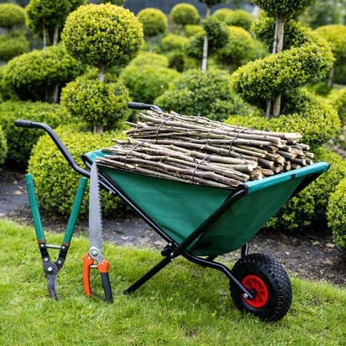 Carretilla de mano dual con ruedas neumáticas y capacidad 330 lbs miniatura 7