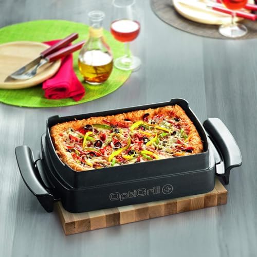 Tefal GC712D OptiGrill + Grill Elektryczny, Aluminium, 2000 W, Srebrny/Czarny