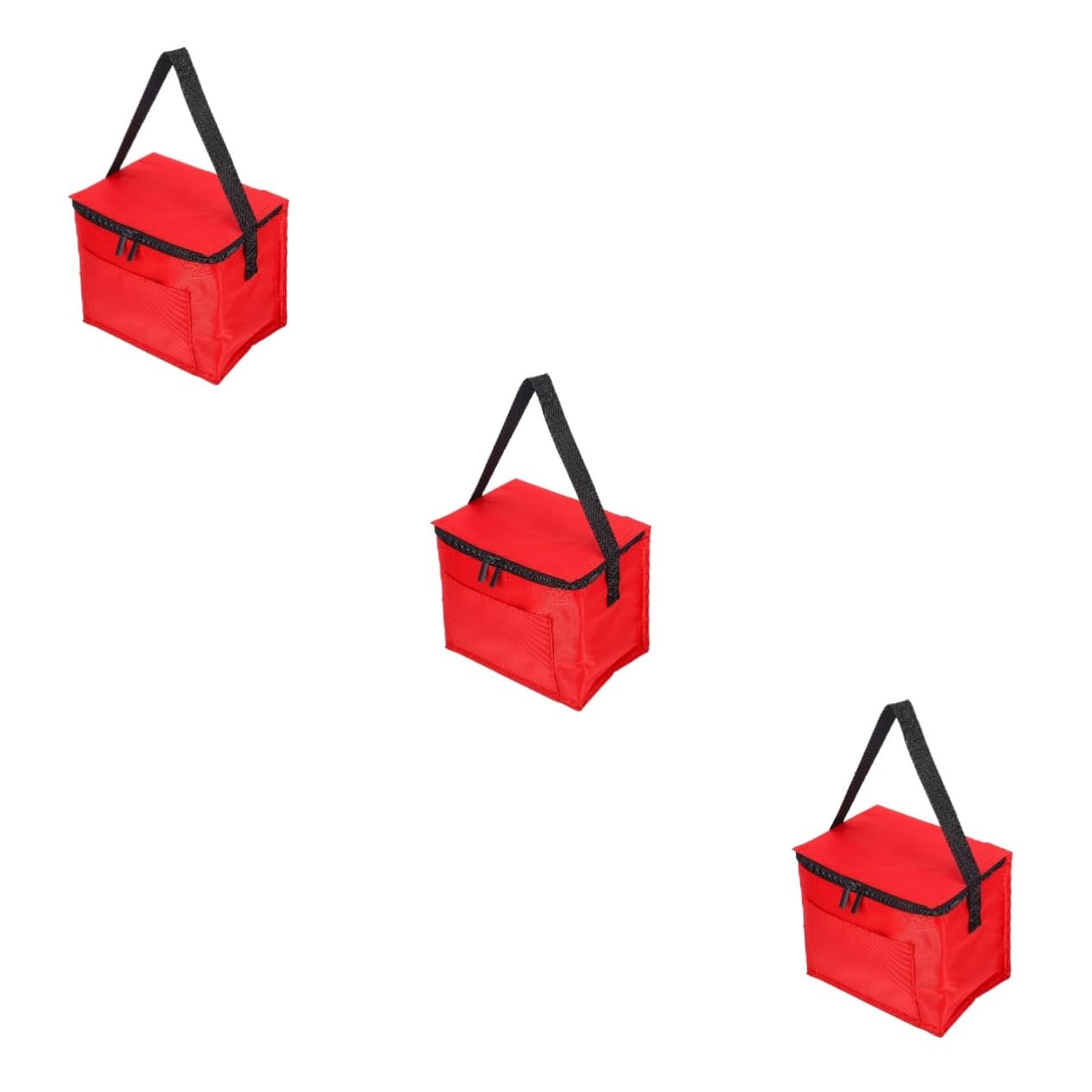 PRETYZOOM 3 Piezas Bolsa térmica para picnic Bolsa de comida isotérmica. Bolsa almuerzo portátil bolsa para llevar pizza bolsa térmica aislada bolsas bolsa bento de picnic aire