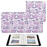 Flower Pastel Lilac on A White Photos Album Self Adhesive Pages 2 pcs 5x7'' Photos regalos para aniversario de novios