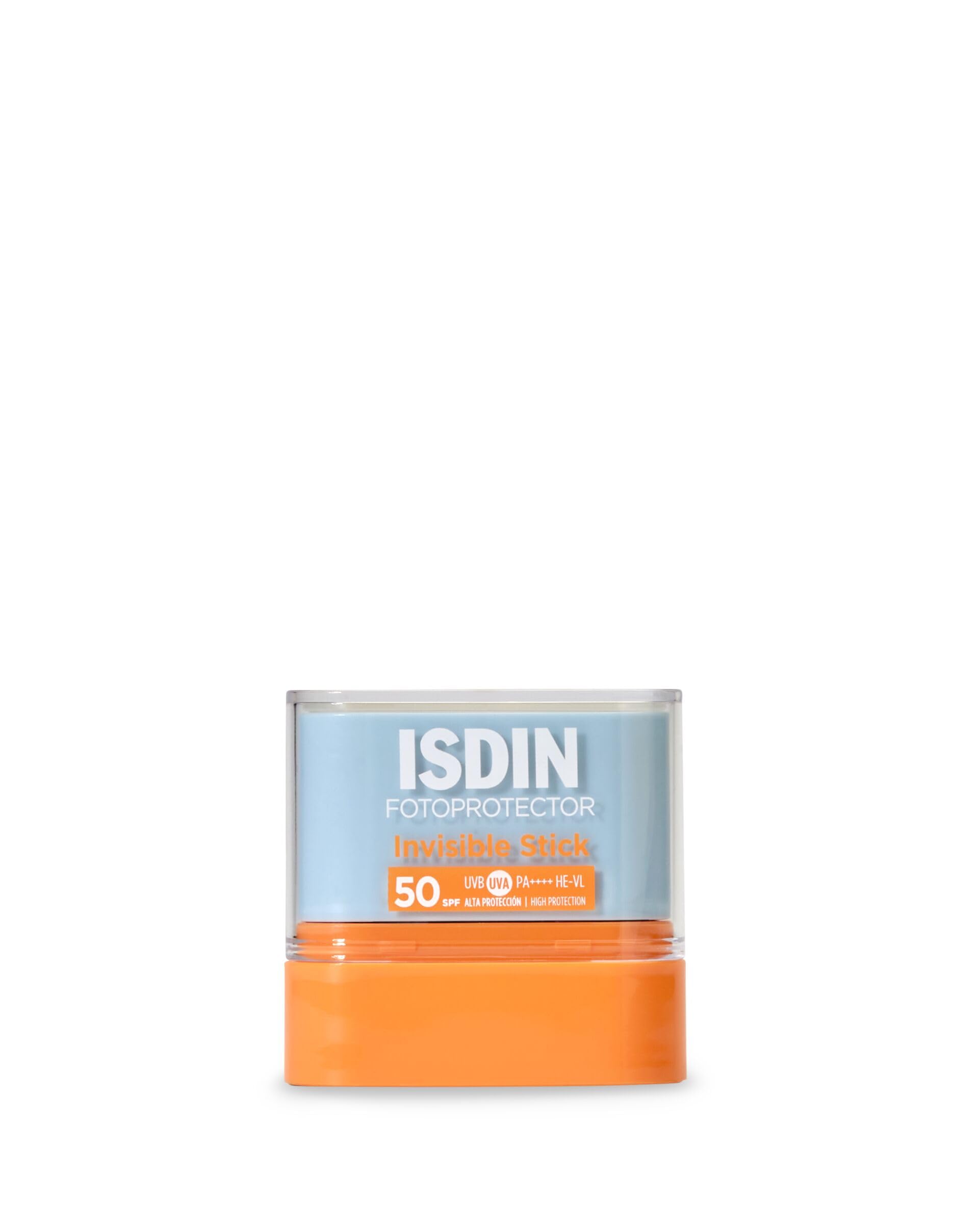 ISDIN Invisible Stick SPF 50 (10 g) | Crema Solare in Stick per Facilitare la Riapplicazione | Adatto a Tutti i Tipi di Pelle