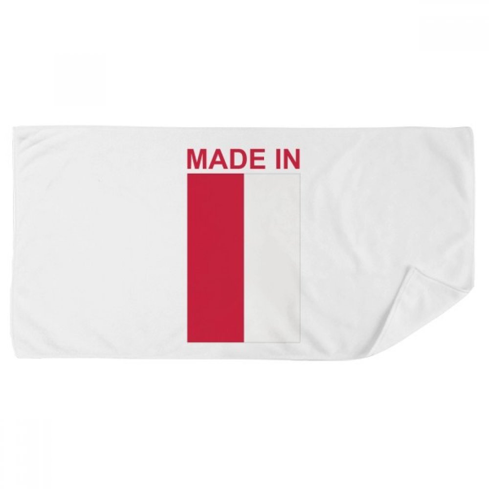 Serviette de bain douce 35x70cm drap de toilette absorbant Pologne Country Love