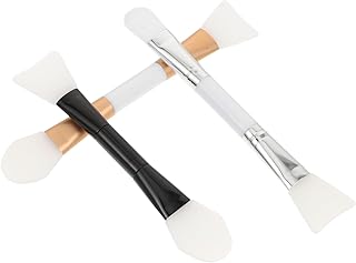 PartyKindom 3Pcs Dual-End Silicone Facial Mas...