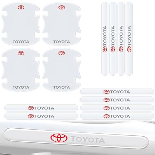 KRGNPLE 14点セット 車両ドアガード ドア衝突防止シート ドア保護 コーナーガード 保護角 ステッカー 傷防止 汎用 装飾