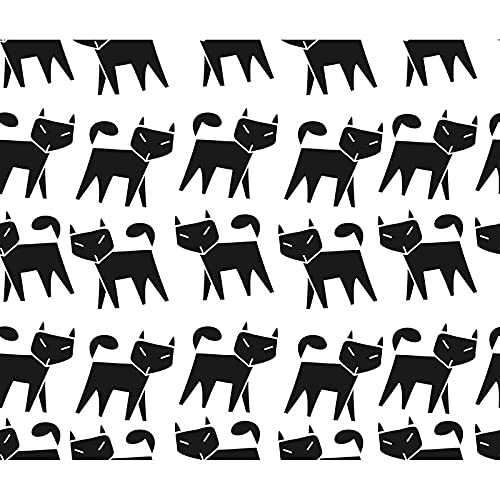 Papier peint chats géométriques Coloray auto-adhésif 250x250 cm - 3
