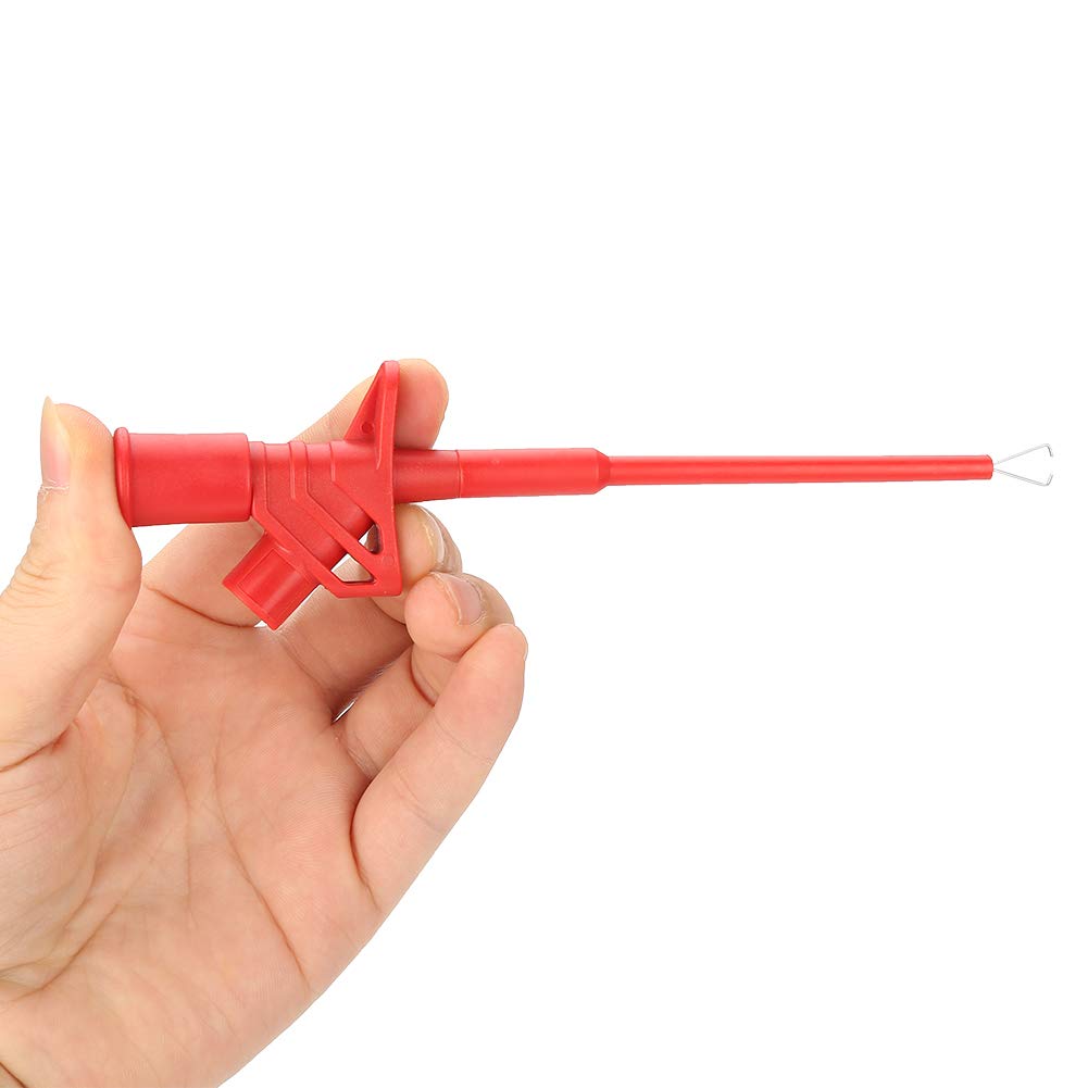 P5004 Probe 2Pcs Professional Full Insulated Quick Test Probes, Flexible High Voltage Test Hooks, for Instrument and Meter