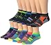 Ronnox Men's 12-Pairs Low Cut Running & Athletic Performance Socks, RLT02-AB, Medium/Large