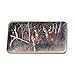 Deer in the Woods Metal Rectangle Lapel Hat Pin Tie Tack Pinback