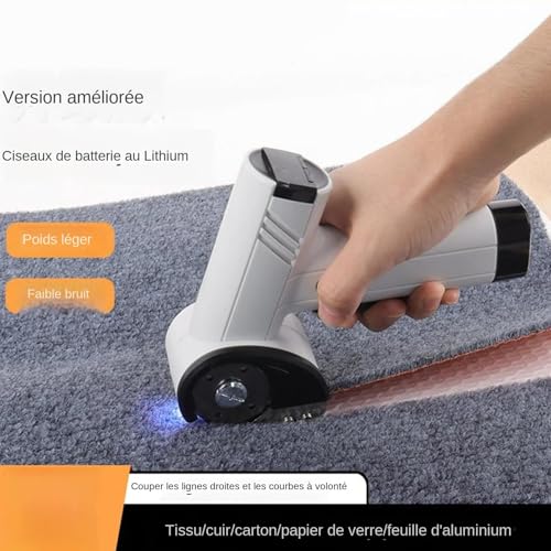 Tijeras eléctricas recargables con luz LED integrada y batería de litio 3