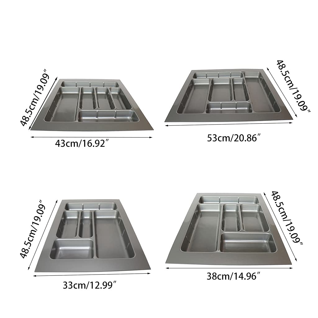 Boîte de rangement en ABS pour tiroir de cuisine, baguettes, cuillères, couverts