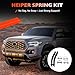 Helper Spring Kit, 500 LBS Heavy Duty for Pickup Trucks, SUVs & Trailers – Enhance Rear Suspension Load Assist & Towing Capacity