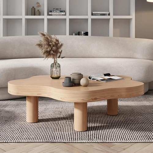 Table basse nuage bois chaleureuse pour apporter douceur et poésie moderne dans le salon - 4