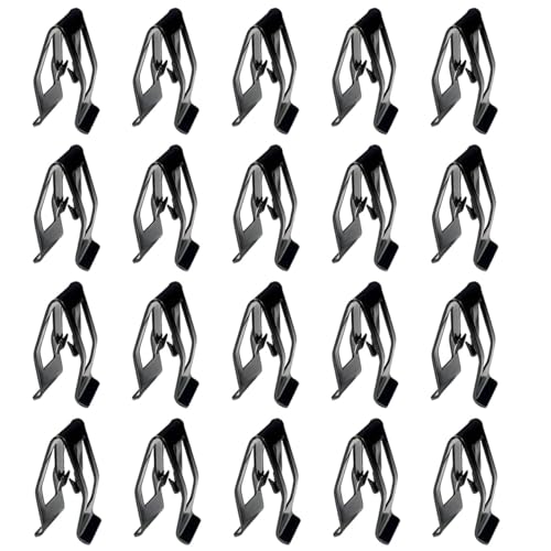 20 Pcs Universal Dashboard Trim Clips, Metal Trim Retainer, Auto Dash Panel Retainer Clips, Trim Metal Clips, Car Console Fastener, Dash Clips for Car Accessories