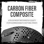 Arbiter Akitsu 8K Carbon Fiber Composite Gaming Mouse - Ultra-Light 38g, Wireless, 26k DPI, USB-C Fast Charging, 60Hr Battery Life, 8k Polling Rate, PIXART 3395 Sensor, LCD Display - Image 2