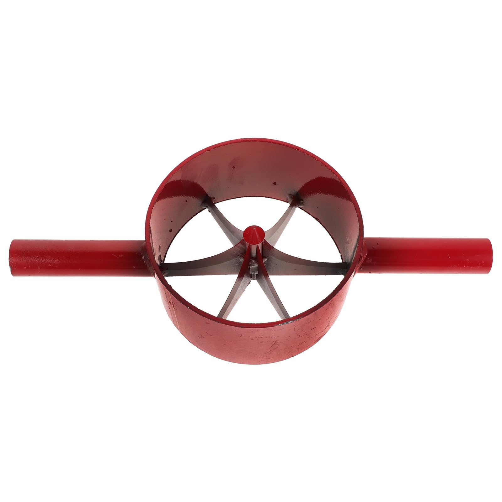Diviseur pour 6 morceaux de bambou en acier rouge qui minimise les risques de coupure