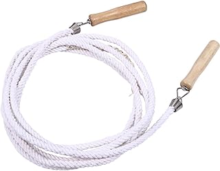Kisangel Multiplayer Skipping Rope Jump Ropes for Kids Exercise Jump Rope Jump Rope for Fitness Exercise Jump Ropes Jumping Rope Cotton Rope for Exercising Cotton Rope, Wood Exercise Rope