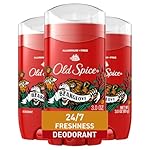 Old Spice Aluminum Free Deodorant for Men, 24/7 Odor Protection, 24/7 Freshness & Lasting Scent, Goes on Clear, Bearglove with Crisp Orchard Scent, 3.0 oz (Pack of 3)