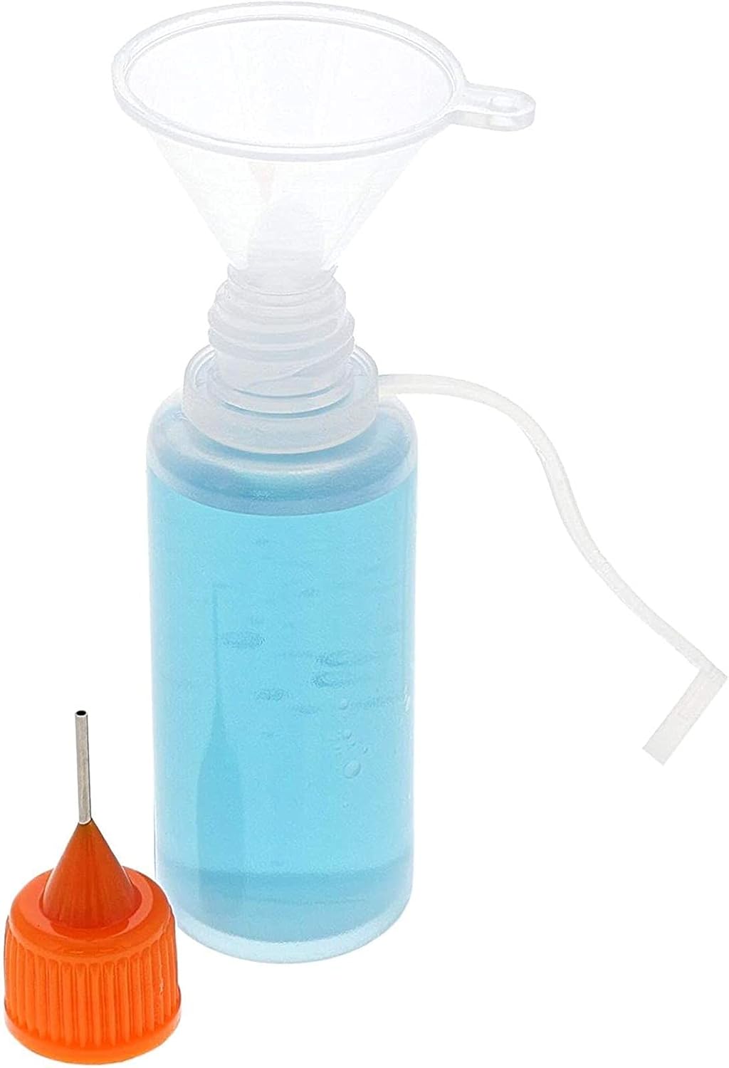Precision Needle Tip Applicator Bottles Kit with 3 Funnels (0.33 oz, 33 Piece Set)