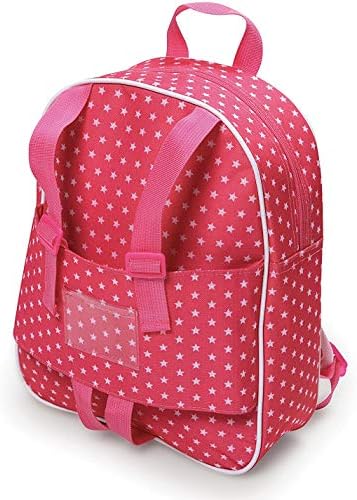 Badger Basket Doll Travel Backpack - Star Pattern (fits American Girl dolls)