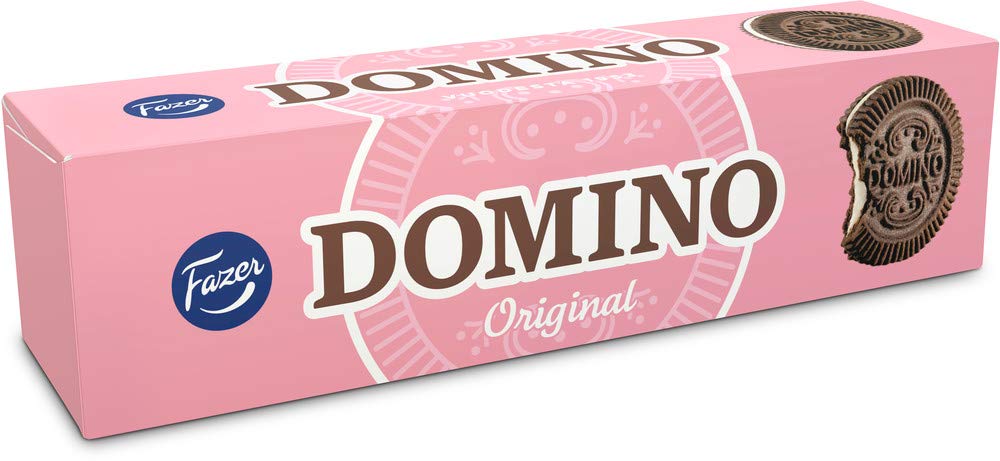 Fazer Domino Original Cookies -Biscuits Box 175 g (6.17 oz) Finland