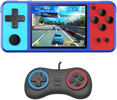 Beico Handheld Game Console for Kids Adults 3.0" Large Screen Built in 270 Classic Retro Video Games Seniors Electronic Games Consoles Birthday Present (Blue)