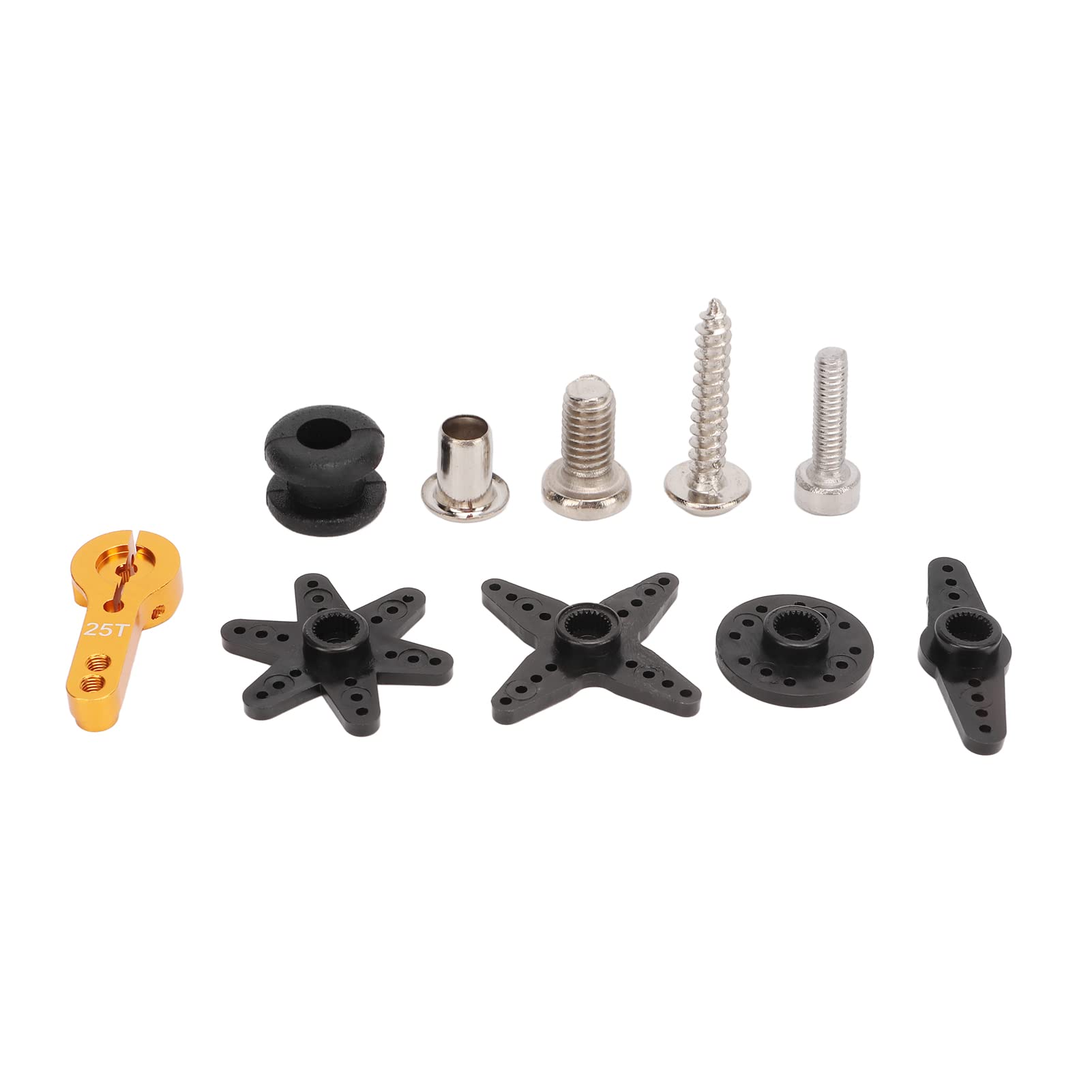4 sztuk RC 30KG Servo Metal Gear Stop Aluminium Wodoodporny RC Sterownik Silnik Z Metalowym Servo Arm 25T dla Samochodu 1/10 RC