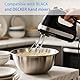 Lyreh 2stk Handmixer Aufsätze Kompatibel mit BLACK & DECKER, Universelles Handmixer Stäbe Ersatz aus Edelstahl für Koch und Backwerkzeuge Zubehör