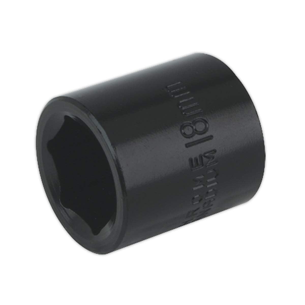 Sealey Is3818 Impact Socket 18Mm 3/8Sq Drive