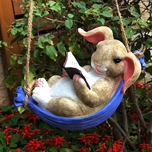 Sculpture animale en résine artisanale pour aménagement de jardin chic