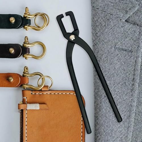 Pince fermeture éclair acier inoxydable outil cuir précis