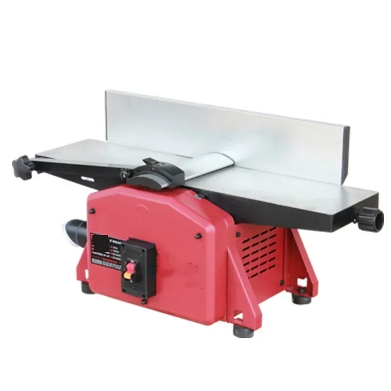 Seveqis One Color Planer, 6 Inch Self-Vacuuming Woodworking Planer Tb6/2 Electric Small Table Household Multi-Function