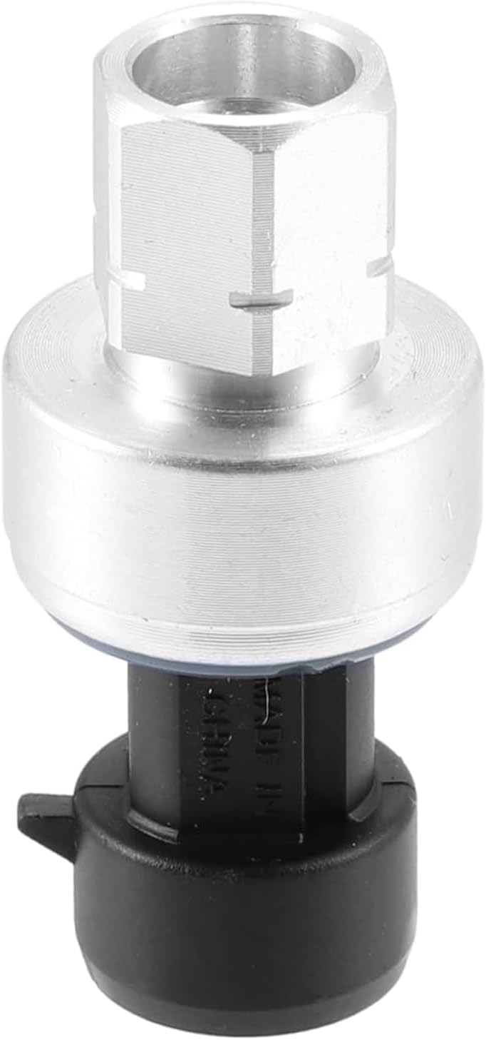 Car Air Conditioning Pressure Sensor for Chevrolet Silverado 2003-2019 A/C Refrigeration Pressure Switch Sensor for Chevrolet Suburban 2003-2020 Replace 22634172 1350275 1Pcs