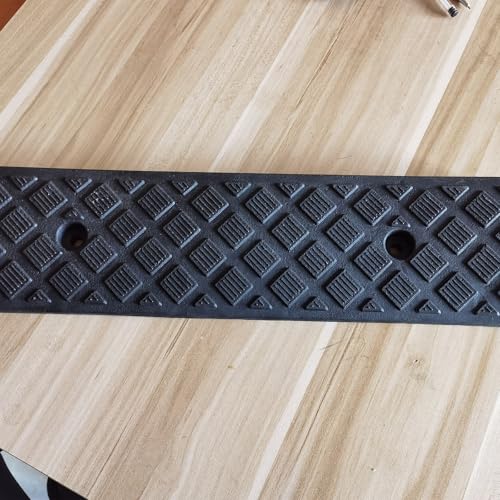 Rampas de Goma para Bordillos, Rampa Ligera para Carretera, Reduce Impacto, Adecuada para Aceras, Bicicletas y Sillas de Ruedas (Negro, 40 x 60 x 22 cm) miniatura 3